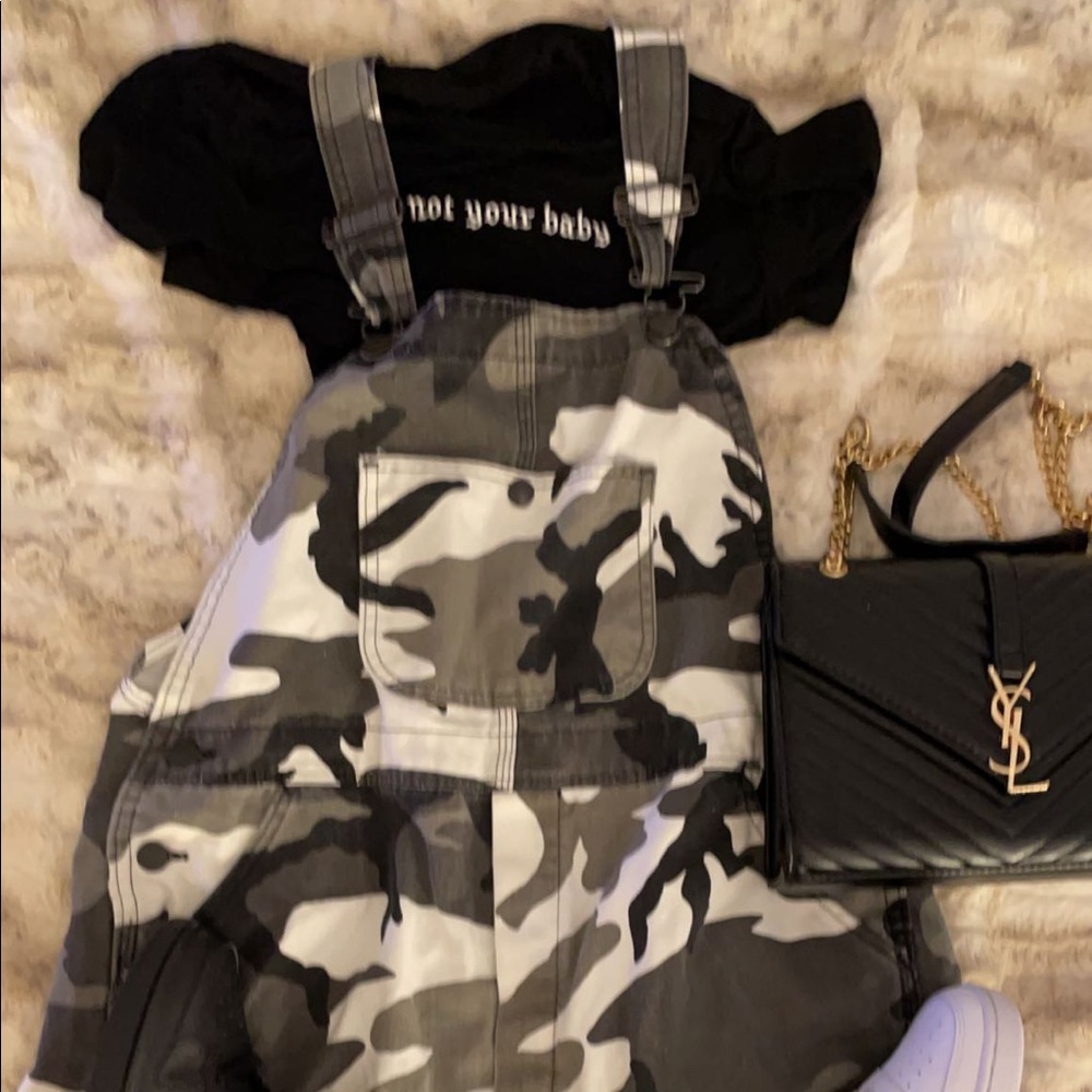 “Army Fatigue Short Overalls”